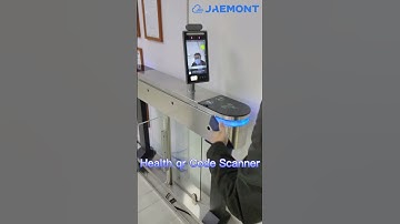 Health QR code scanner, temperature measurement, face recognition access control terminal