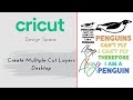 Create Multiple Cut Layers - Cricut Contour