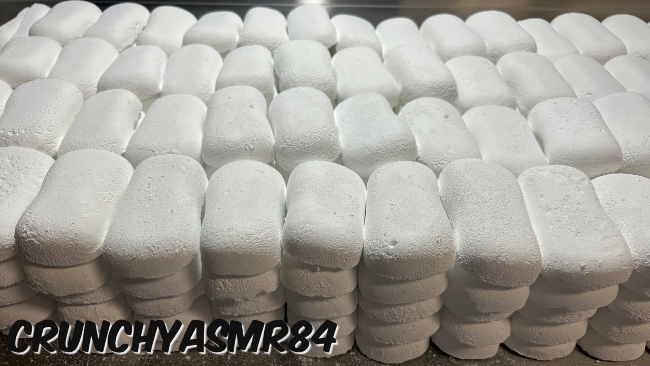 378 Chalk Soap Bar Mass Crush  ASMR Easy Grip Reforms  Oddly Satisfying  Sleep Aid