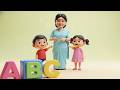 ABC Song for Kids Hindi English | Learn A to D Nursery Rhymes Fun