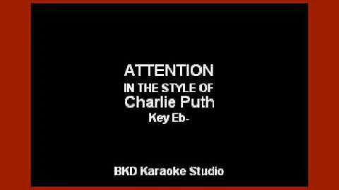 Attention (In the Style of Charlie Pugh) (Karaoke with Lyrics)