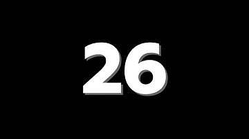26 Second Countdown Timer With Sound Effect