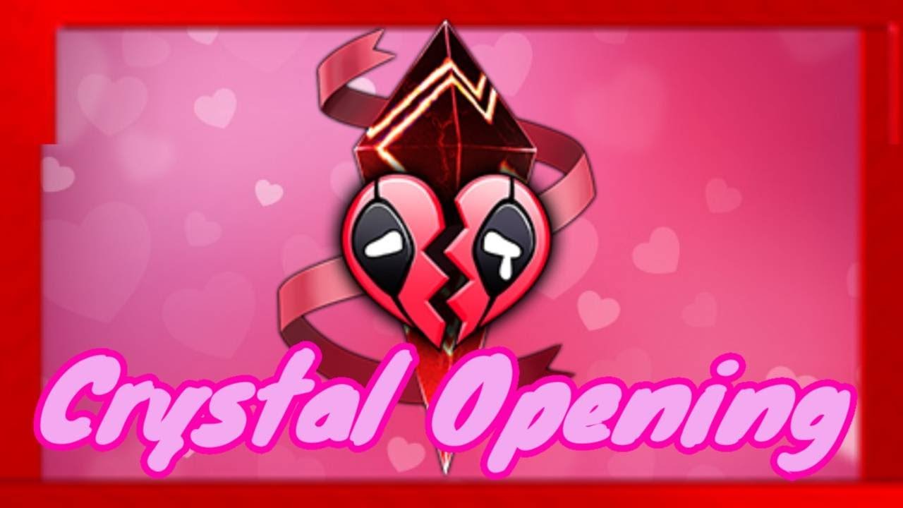 20 Shattered Heart Cavalier Crystals