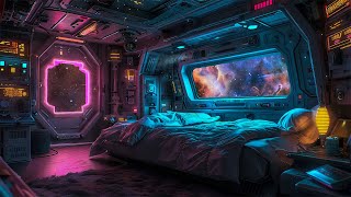 Infinite Nebula Exploration | Sleep in Cozy Space Bedroom | SciFi Ambience for a Deep Sleep