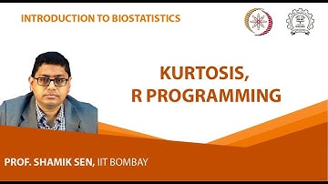 Kurtosis, R programming