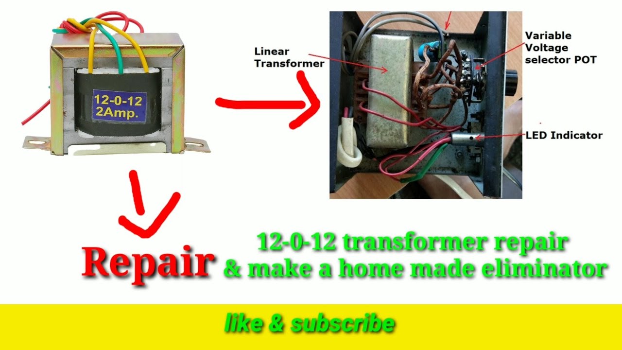 “🔧 12-0-12 Transformer Repair & Homemade Voltage Eliminator | DIY Electronics Project ⚡”