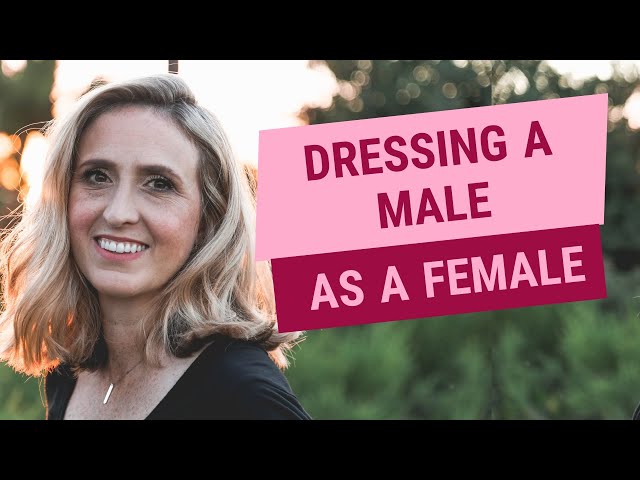 man dress as a woman