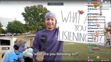xQc reacts to What Are You Listening To? Atlanta, Georgia