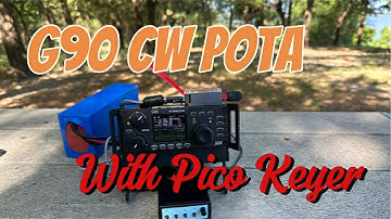 Xiegu G90 CW POTA Activation | With UPK Pico Keyer