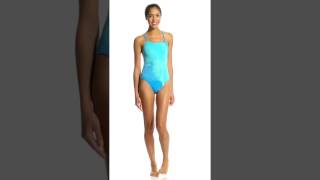 Nike Womens Haze Cut-Out Tank One Piece Swimsuit Swimoutlet