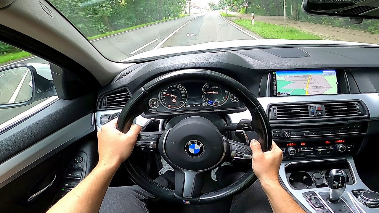 2017 BMW series 5 F10 520d xDrive - POV TEST DRIVE 