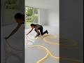 This Cloud Epoxy Floor Looks Like Magic Most Satisfying Transformation Shorts