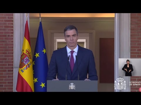 En directo: Pedro Sánchez desvela si seguirá como presidente del Gobierno o dimite