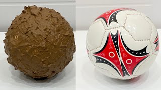 ASMR Deep Cleaning a Filthy Ball | Extremely Dirty to Super Clean (No Talking)”