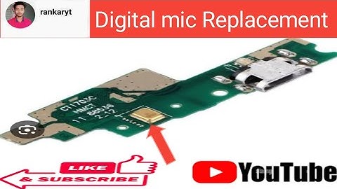 How to replace and  Android smart phone digital three or four point* microphone MIC Easily*