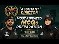ASF Assistant Director BS-17 | Most Repeated MCQs 2026 | Past Papers Preparation