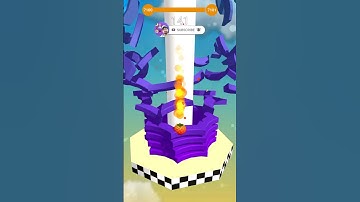 Stackball 3D🍓 Fastest Level-7100😱 #stackball #stackballgame #stackball3d #stackbounce #ballgames