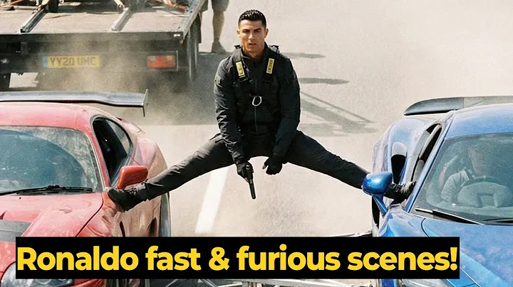 Cristiano Ronaldo’s CRAZY scenes on the set of the New Fast & Furious movie!
