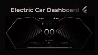 Car HMI Dashboard using Flutter