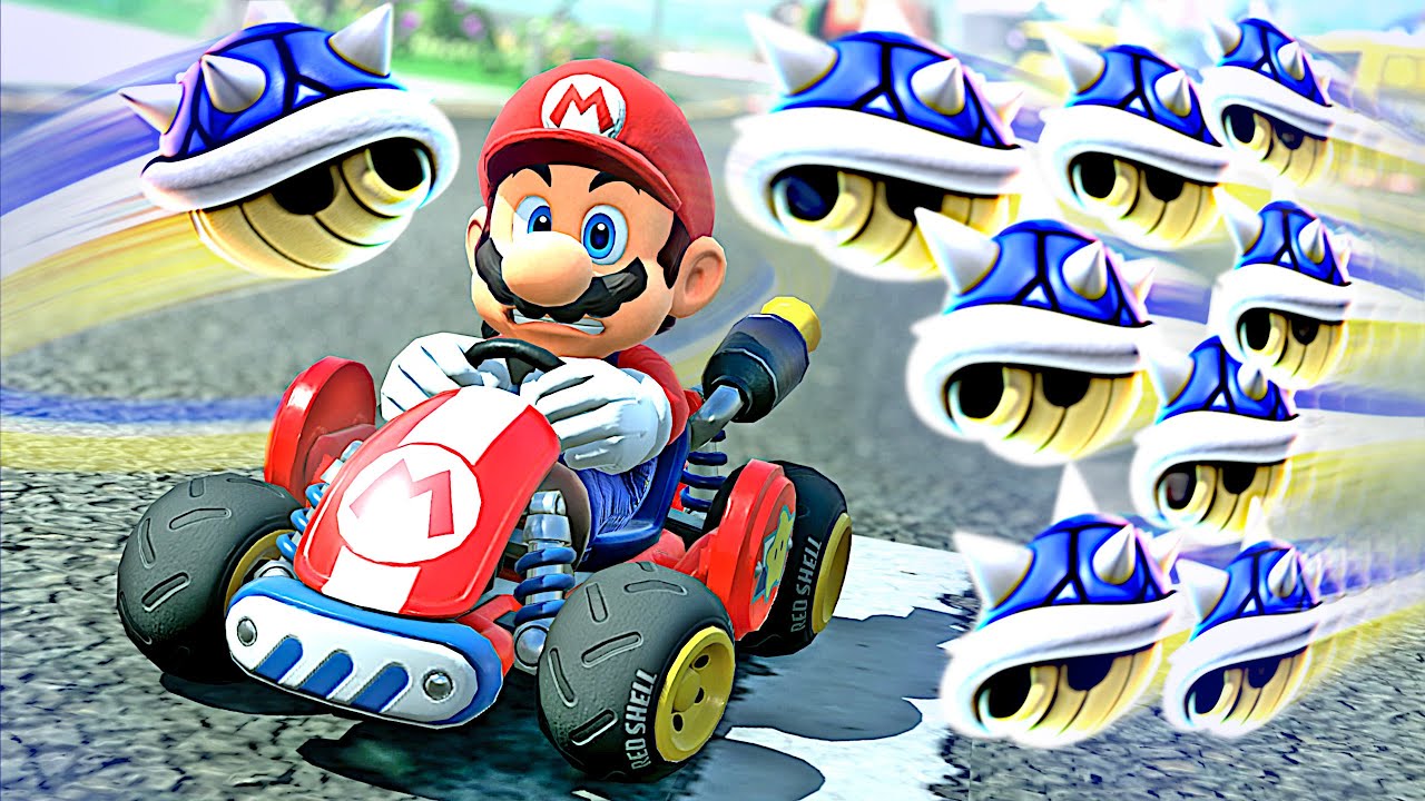 MARIO KART WORLD en Mode IMPOSSIBLE ! ( que des carapaces bleues )