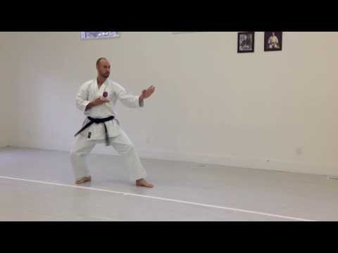 Shuto Uke, Kokutsu Dachi (Backward) | IKD Testing Syllabus videos | Shotokan Karate 2013