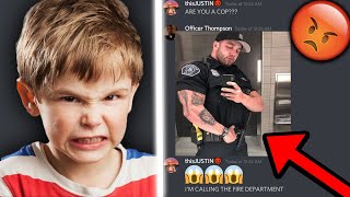 TROLLING A ANGRY RACIST KID AS A FBI AGENT! (HE GOT SCARED)