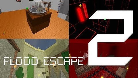 Roblox Flood Escape 2 (Test Map) - Multiplayer Compilation 11