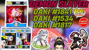 DEMON SLAYER FUNKO POP || DAKI #1534 DAKI #1817 DAKI #1841 GAME STOP EXCLUSIVE
