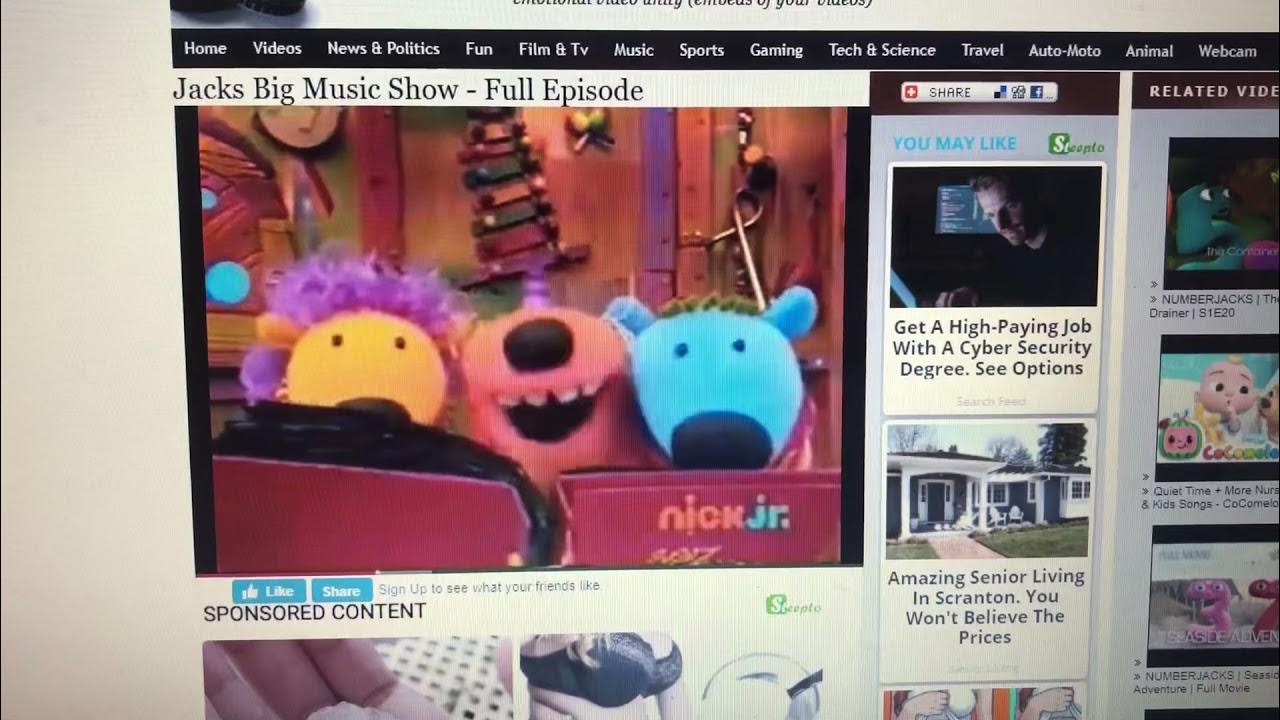 Jack's Big Music Show The Music Monster Jack’s Big Music Show-Scary Monster Family Album - YouTube