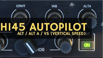 13. H145  MSFS 2020 Tutorial: Autopilot ALT/ ALT A / VS Mode. Theory/Practice. Not quite there yet.