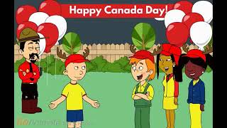 Caillou Gets Grounded On Canada Day