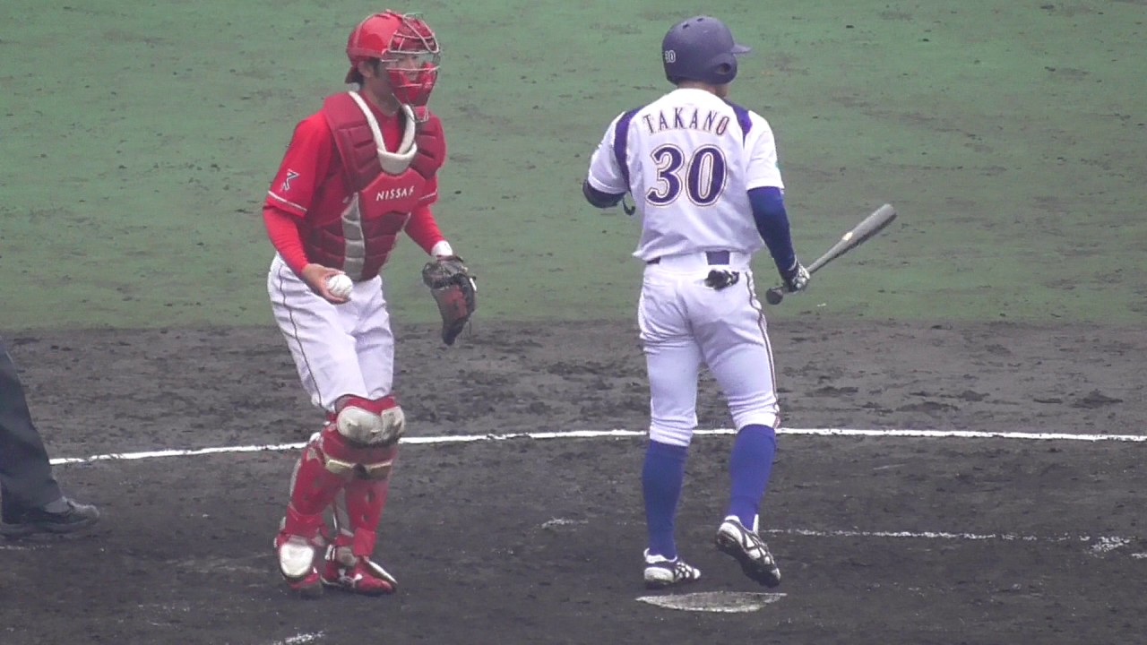 右前ヒット 2017 04 08高野翔 30 土浦四中 竜ヶ崎シニア 常総学院高 流通経済大 Ntt東日本 Youtube