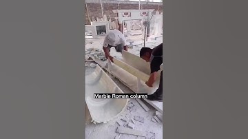 🏛️ The Art of Marble: Crafting Roman Columns 🗿