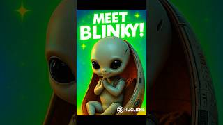 👽 Blinky · The cutest baby alien 💚 | Hugliens #alienpet #babyalien #cutealiens #scaly