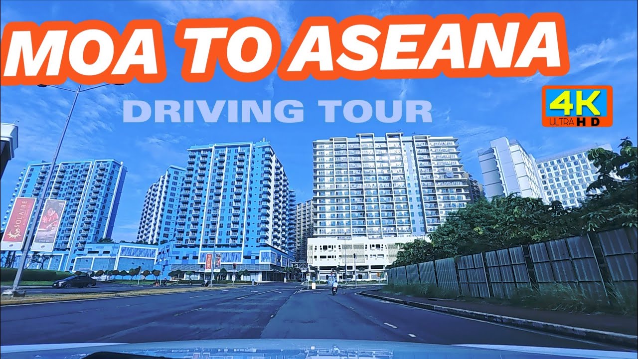 🇵🇭 4K MANILA DRIVING TOUR | ASEANA CITY TO SM MOA PASAY | Philippines Road Trip 2025