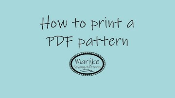 2004E How to use PDF pattern in english