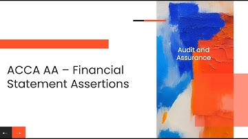 ACCA AA - FS Assertions