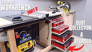 DIY Mobile Workbench Part 2 | All In One Woodworking | Dust Collection & Milwaukee Packout Storage by That Tech Teacher 288,789 views 2 years ago 31 minutes