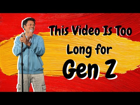 GenZ Attention Span........!! Standup Comedy video by Mervyn Rozz