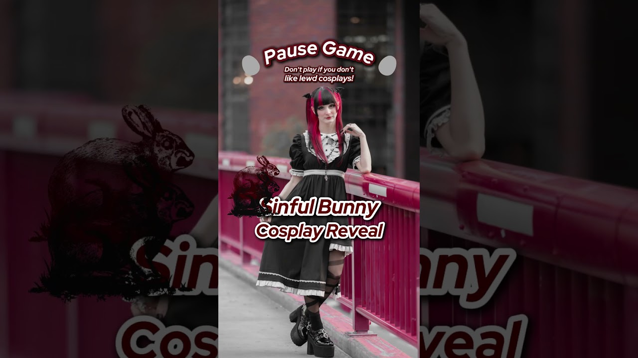 Minors DNI! Bunny cosplay reveal!