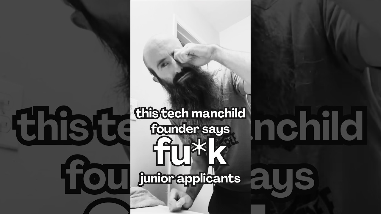 fu*k off if you're a junior tech employee - YouTube