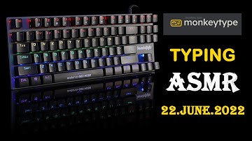 ASMR | Speed Typing / Testing Cosmic Byte Mechanical Keyboard | Clicky, Satisfying, Typing Test - P2