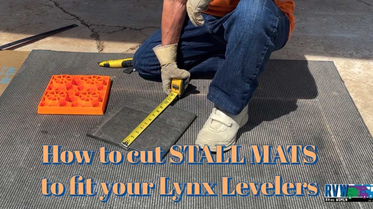 Stall Mats keep your Lynx Levelers or Camco Leveling Blocks from sliding or BREAKING UP YouTube