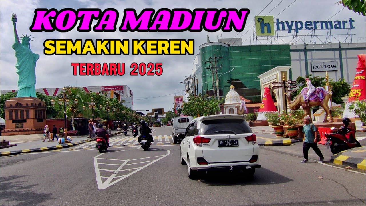 KELILING KOTA MADIUN TEEBARU 2025, TERMASUK KOTA PALING BERSIH DI JAWA TIMUR, KOTA YANG SANGAT INDAH