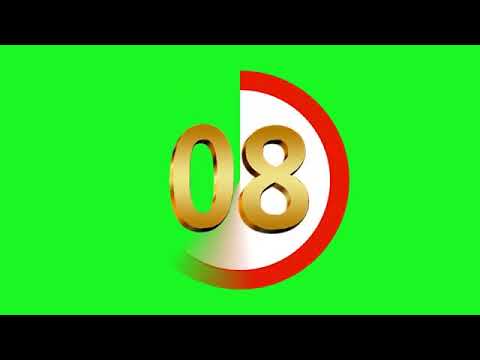 10 Second Timer Green Screen with Sound