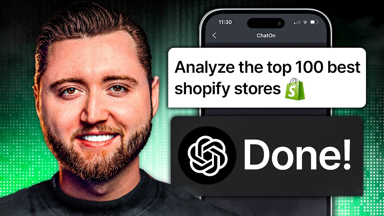 I Used Ai To Analyze The Top 100+ Shopify Stores - Here’s What I found.: video thumbnail