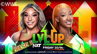 Thea Hail vs Jakara Jackson / Singles Match / NXT Level Up #37 / WWE 2K22