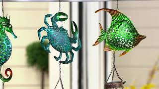 Ultimate Innovations Solar Animal Wind Chimes on QVC