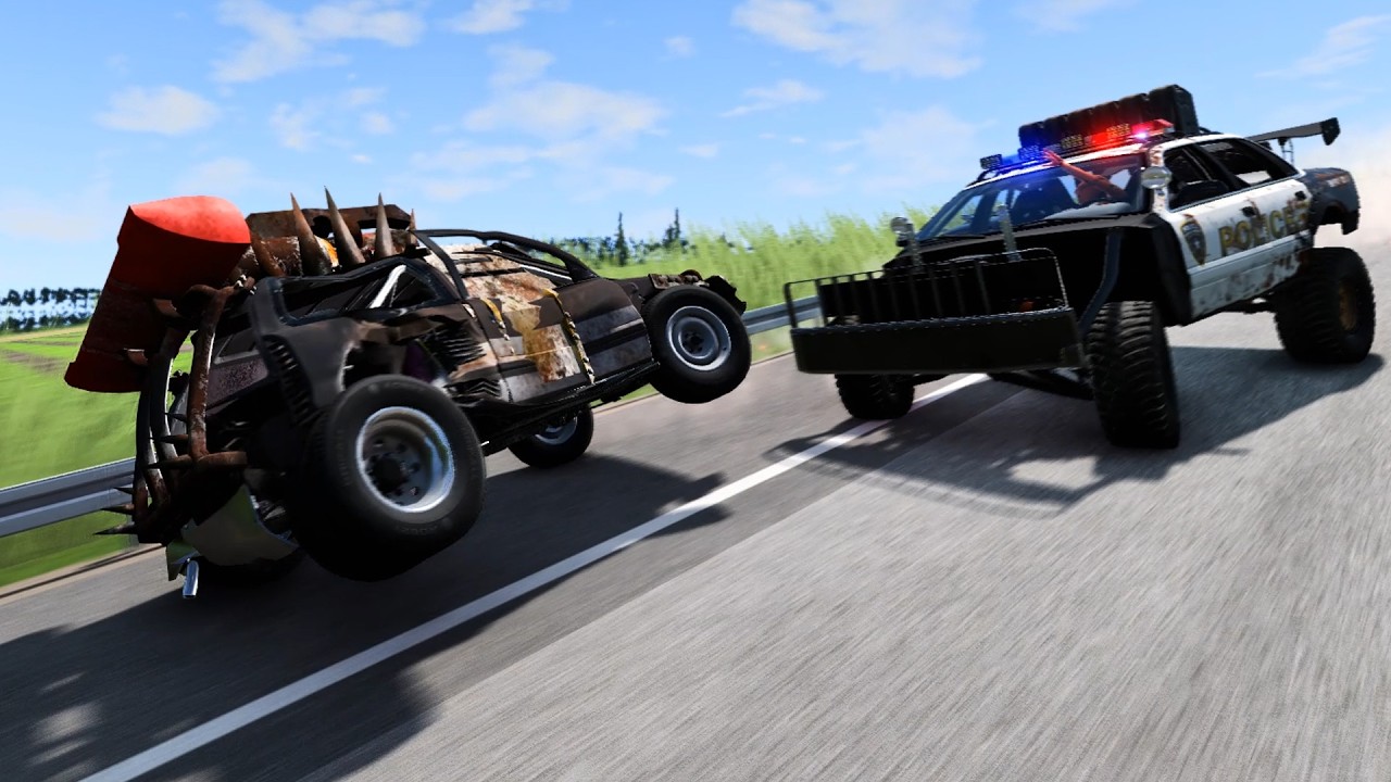 99% Chance of Not Escaping This Police Chase | BeamNG.drive #11