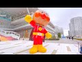 横浜アンパンマンこどもミュージアム に行ってきたよ！ おもちゃ アニメ キッズ アンパンマン号 だだんだん バイキンマン ジャムおじさんのパン工場 ガチャガチャ ガシャポン アンパンマン列車